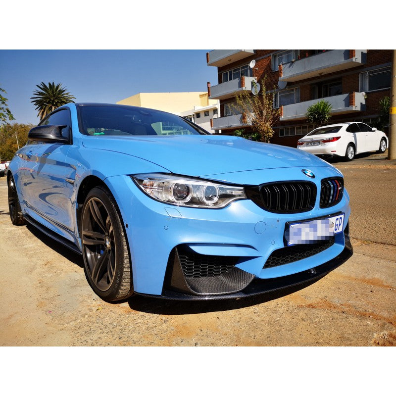 F80 M3 / F82 M4 MP style 3pcs carbon fiber front lip