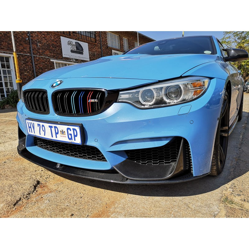 F80 M3 / F82 M4 MP style 3pcs carbon fiber front lip