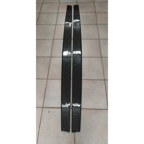 F80 M3 / F82 M4 MP style carbon fiber side skirt extension