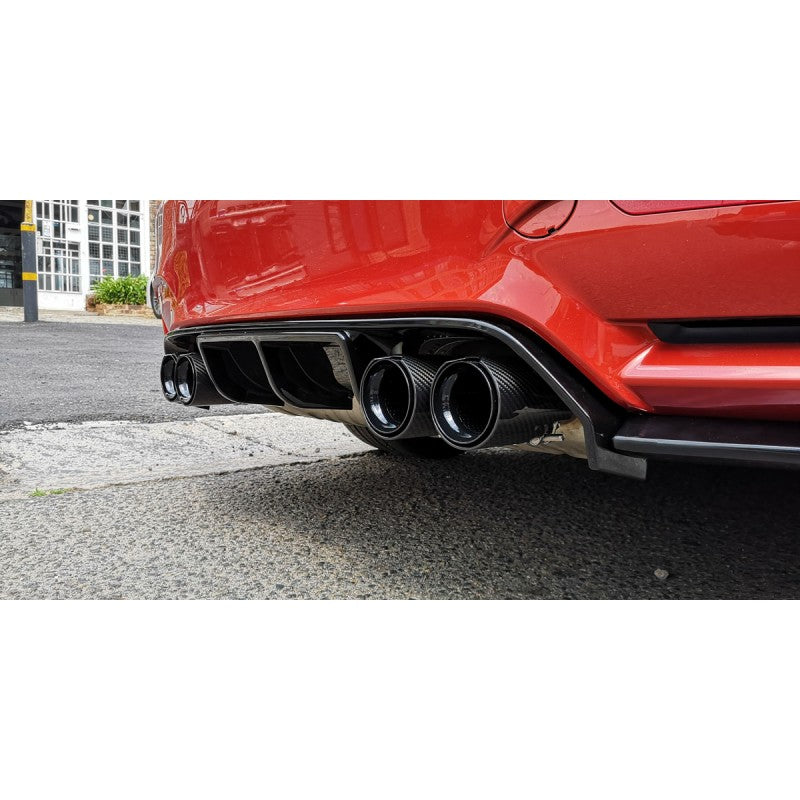 F80 M3 / F82 M4 V style 3pcs rear diffuser