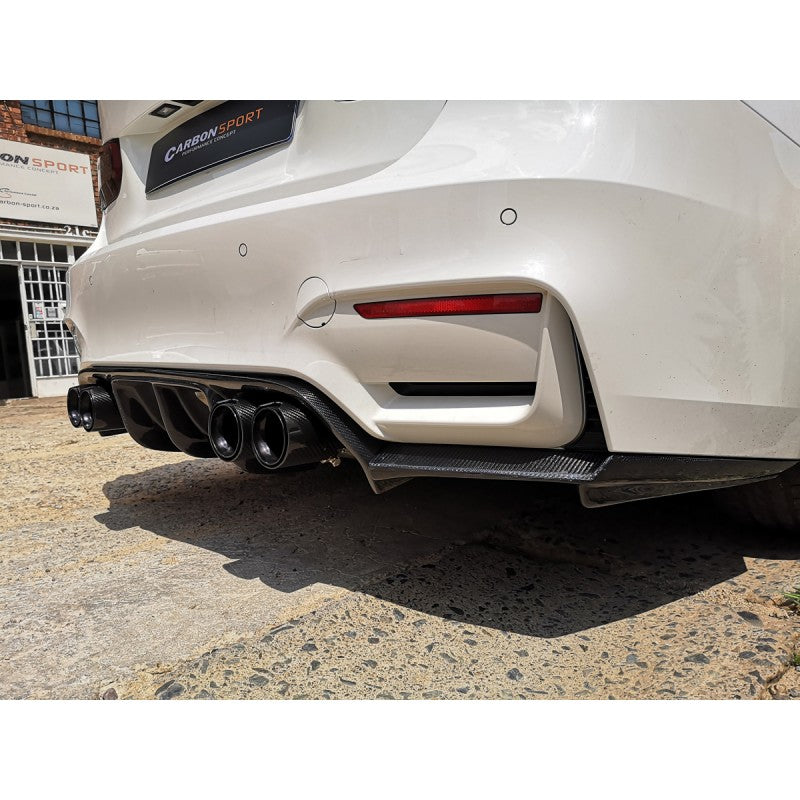 F80 M3 / F82 M4 V style carbon rear diffuser