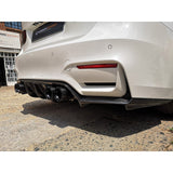 F80 M3 / F82 M4 V style carbon rear diffuser