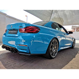F80 M3 / F82 M4 V style carbon rear diffuser