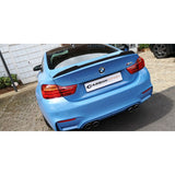 F82 M4 CS style carbon fiber boot spoiler
