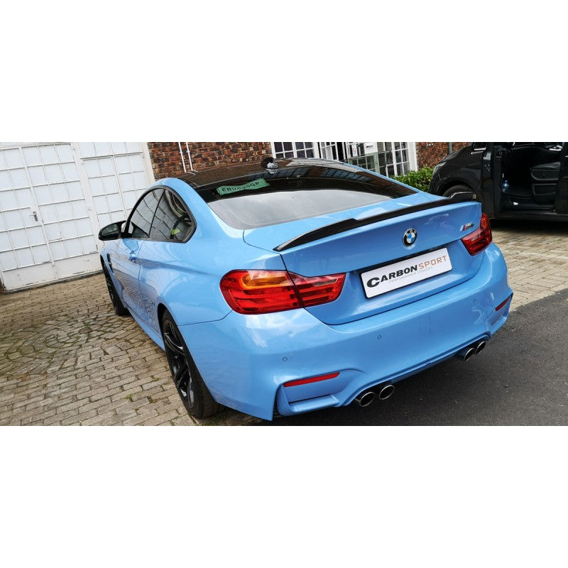 F82 M4 CS style carbon fiber boot spoiler