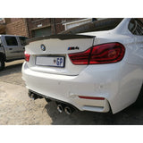 F82 M4 MP style carbon fiber boot spoiler