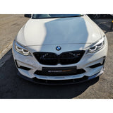 F87 M2 3D style carbon fiber front lip