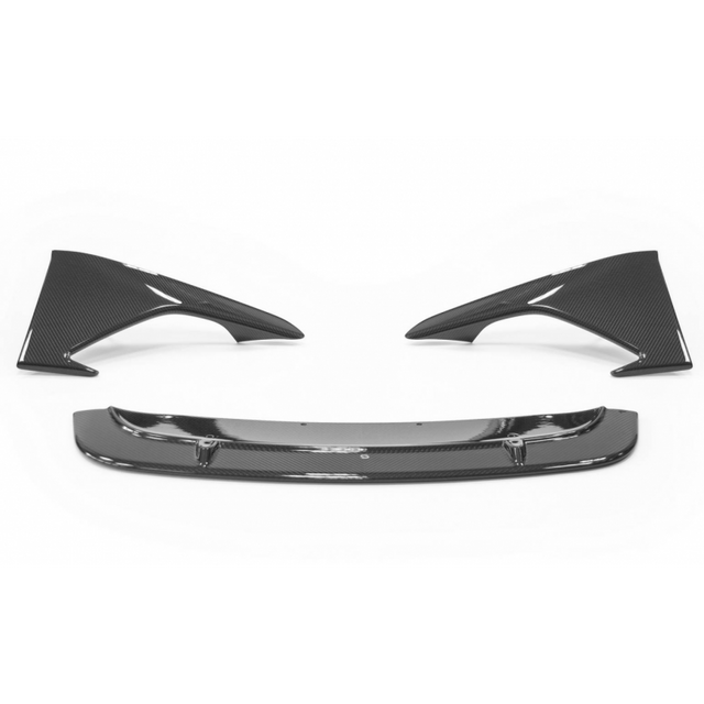F87 M2 carbon fiber front lip & upper trim