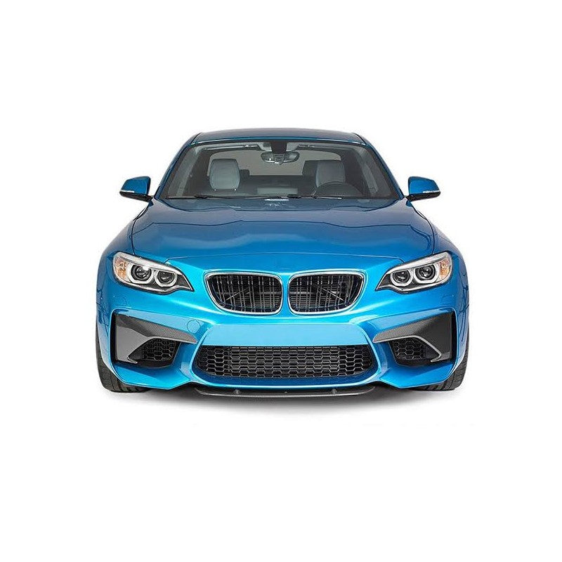F87 M2 carbon fiber front lip & upper trim