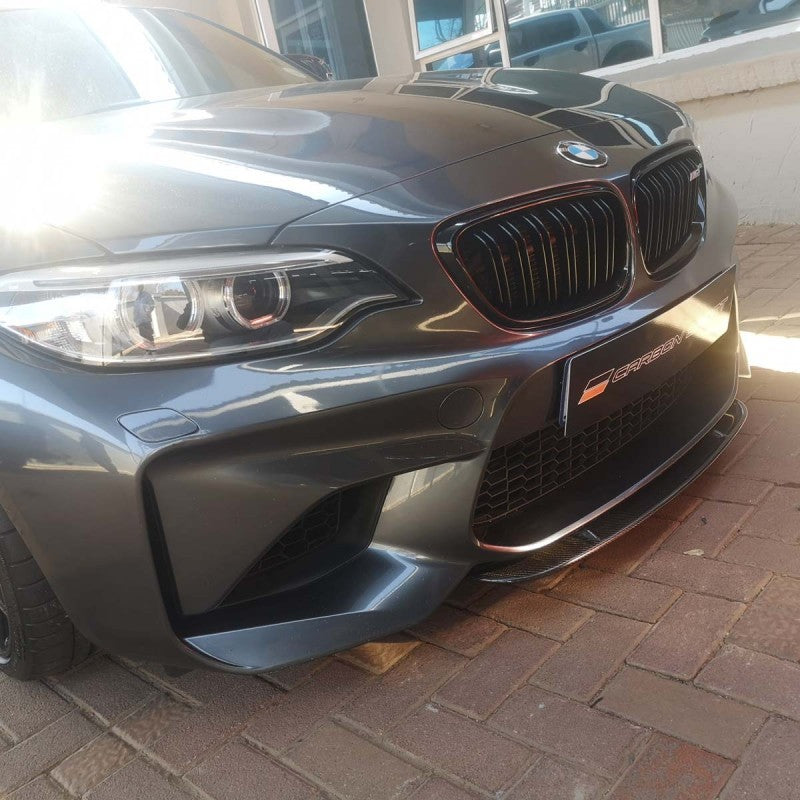 F87 M2 S style carbon fiber front lip