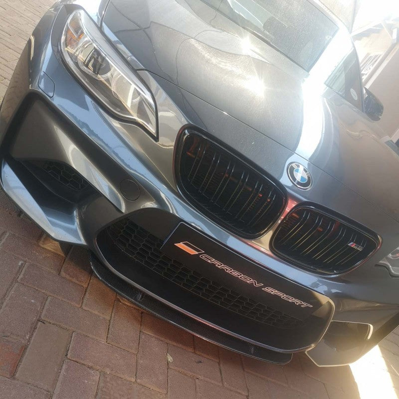 F87 M2 S style carbon fiber front lip