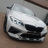 F87 M2C CS style carbon fiber front lip