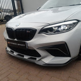 F87 M2C CS style carbon fiber front lip