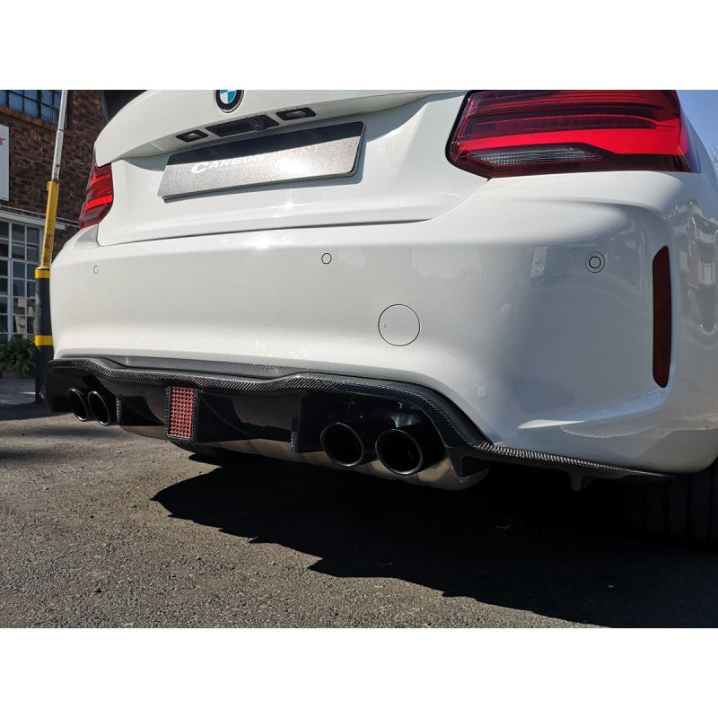 F87 M2 F1-style carbon fiber rear diffuser