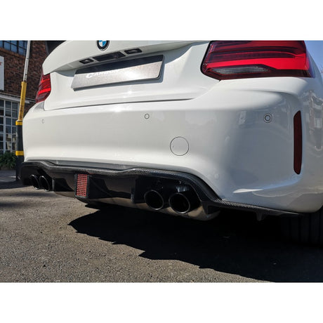 F87 M2 F1-style carbon fiber rear diffuser