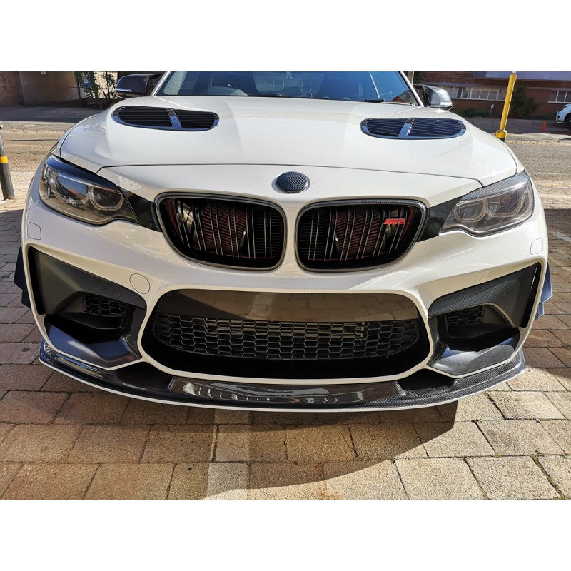 F87 M2 MTC style carbon fiber front lip