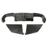 F87 M2 MTC style 3pcs carbon fiber rear diffuser