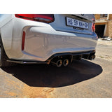 F87 M2 MTC style 3pcs carbon fiber rear diffuser