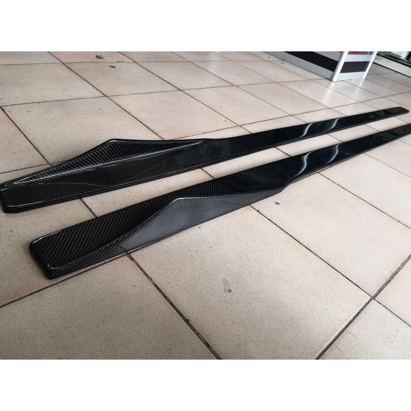 F87 M2 MTC style carbon fiber side skirts