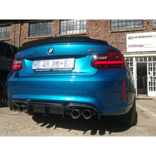 F87 M2 MTC style 1pcs rear diffuser