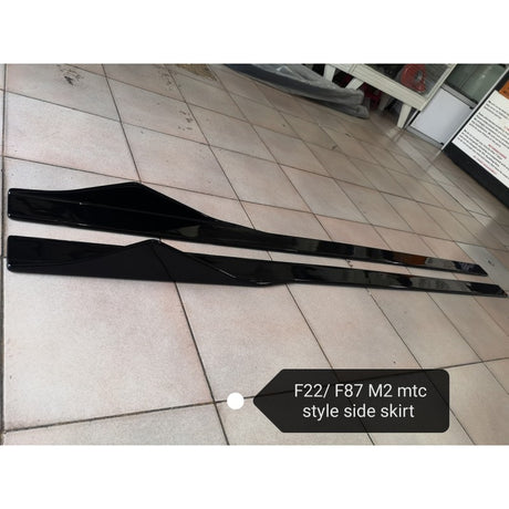 F22 F87 MTC style side skirts