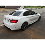 F22 F87 MTC style side skirts