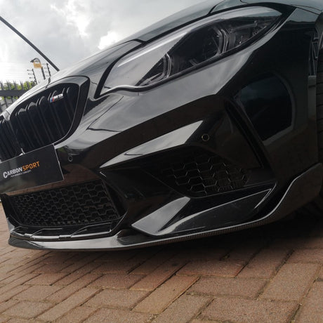 F87 M2C MP style carbon fiber front lip
