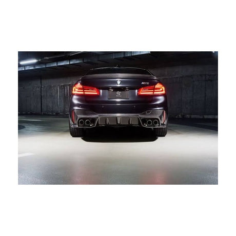F90 M5 3D style 3pcs carbon fiber diffuser