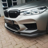 F90 M5 3D style carbon fiber front lip