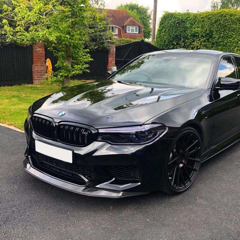 F90 M5 GTS-style carbon fiber front lip