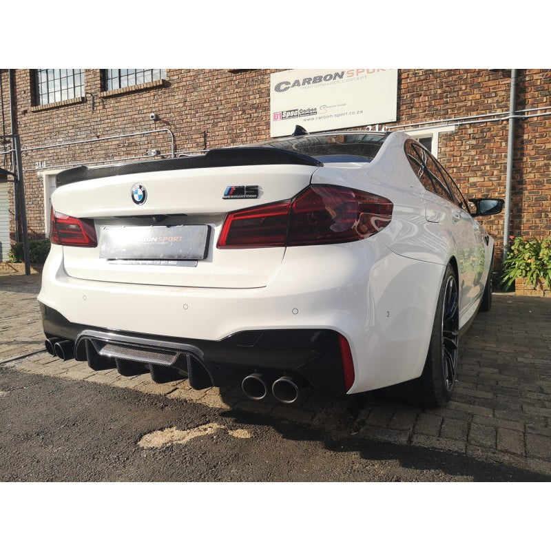 F90 M5 MP style carbon fiber rear diffuser (small)