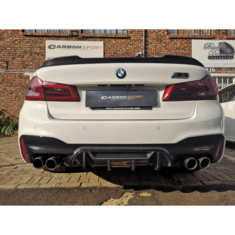 F90 M5 MP style carbon fiber rear diffuser (small)