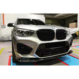 F97 F98 X3M X4M 3D style carbon fiber front lip