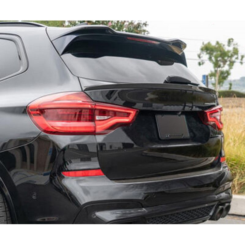 F97 X3M carbon fiber rear middle spoiler