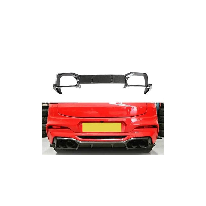 F98 X4M carbon fiber rear diffuser