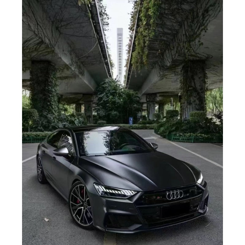PET Frost matt black vinyl wrap