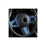 G-Series steering trim suede alcantara cover (blue)