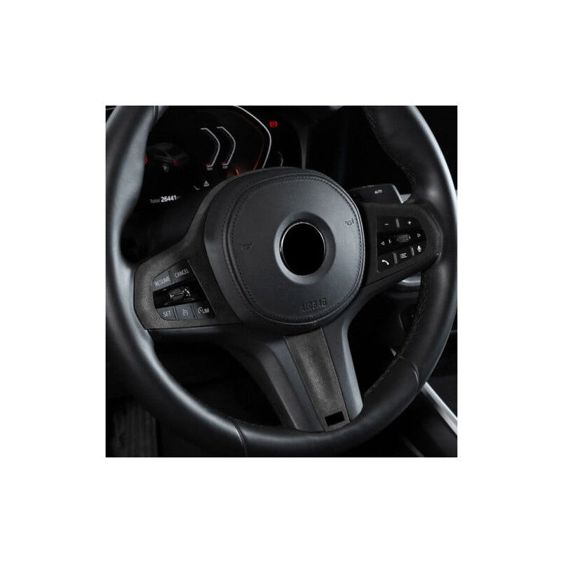 G-Series steering trim suede alcantara cover (black)