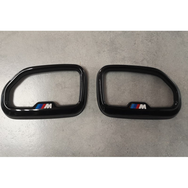 G01 X3 / G02 X4 stainless steel black exhaust tip cover