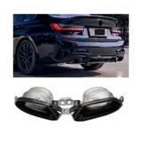 G20 340i black chrome exhaust tips