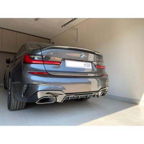 G20 340i MP style rear diffuser w/tailpipe