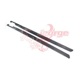 G20 A1-style carbon fiber side skirts