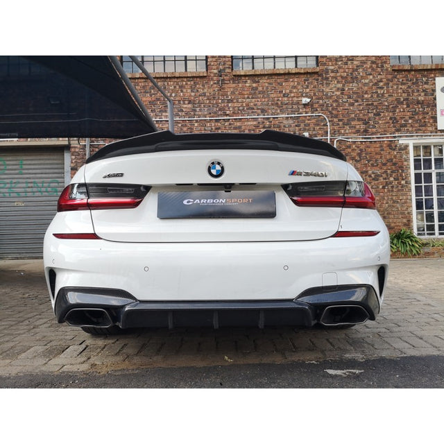 G20 Mtech E-style carbon fiber diffuser for 340i