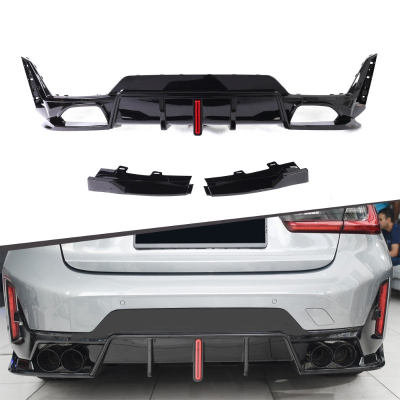 G20 LCI Mtech CP style rear diffuser w/led brakelight