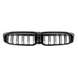 G20 LCI double slat gloss black grille