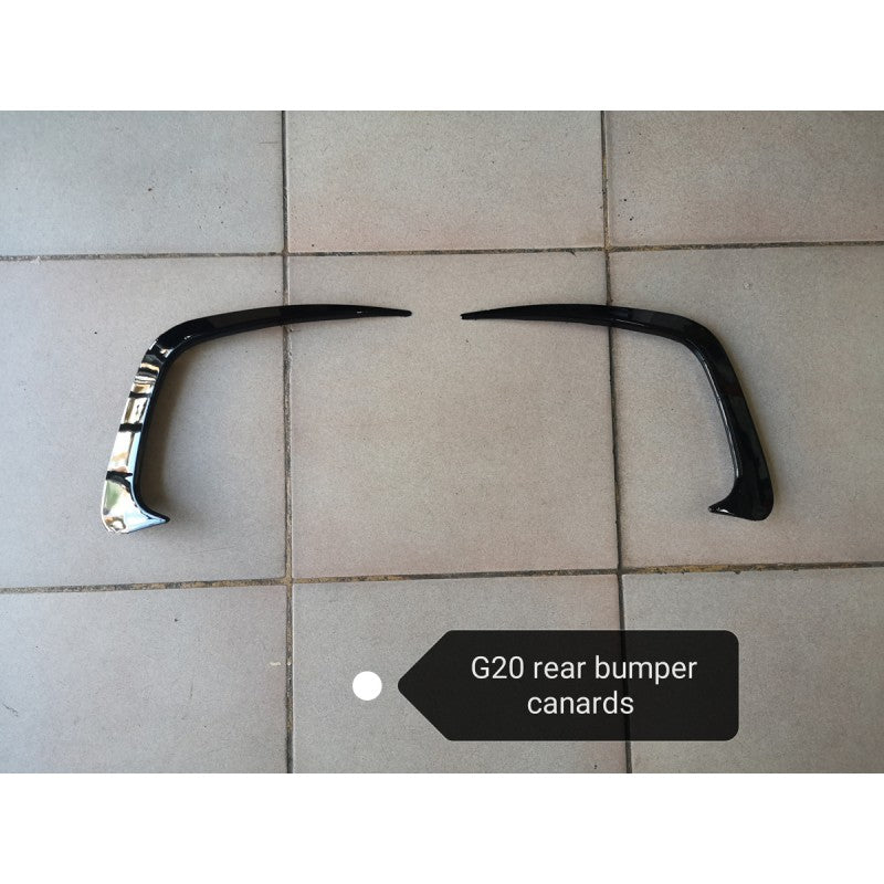 G20 rear bumper canards (L-type)