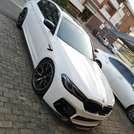 G30 F90 MP style carbon fiber side skirt extension