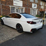 G30 F90 MP style carbon fiber side skirt extension
