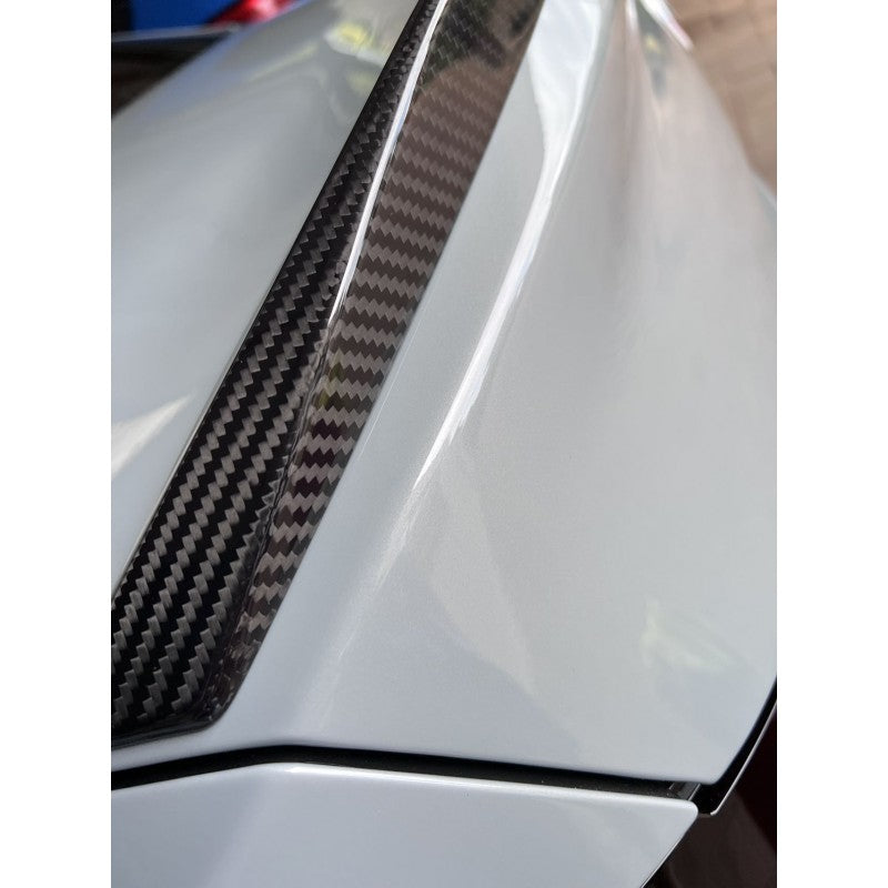 G42 G87 Mtech V style carbon fiber boot spoiler