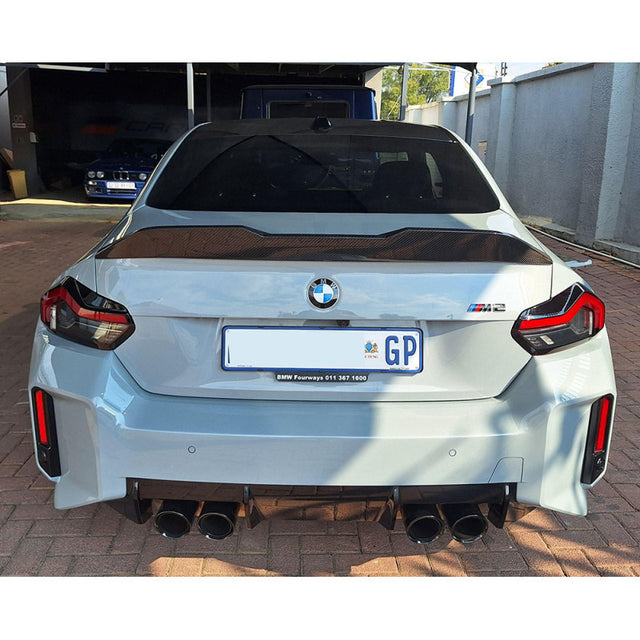 G42 G87 MP2 style carbon fiber boot spoiler